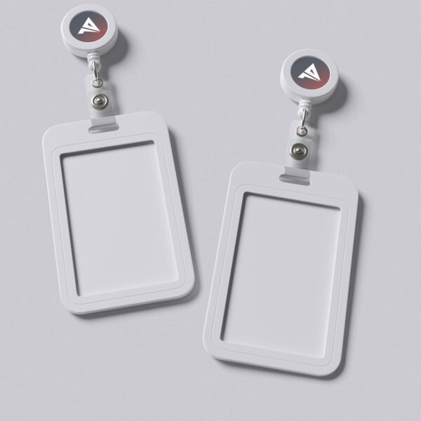 Action8 retractable ID badge reel printing KSA