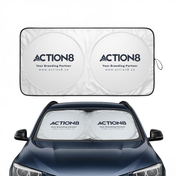 Action8 custom car sun shade printing Saudi Arabia