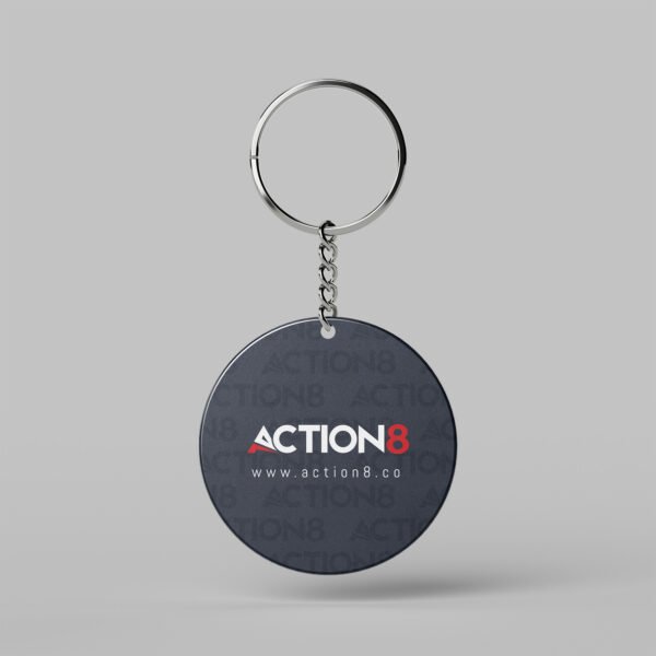 Action8 custom acrylic keychain printing Saudi Arabia